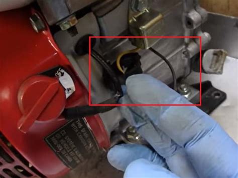 Organize the remaining wires back together with the clamp. . How to bypass low oil sensor on honda generator